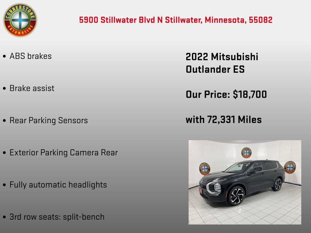 Used 2022 Mitsubishi Outlander ES image 10