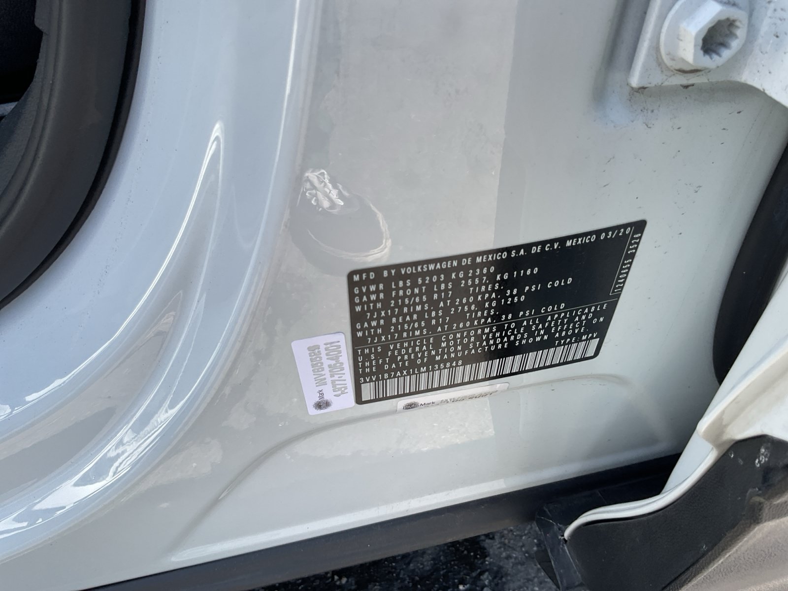 Used 2020 Volkswagen Tiguan S FWD image 26
