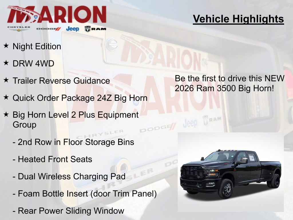 New 2026 RAM 3500 Big Horn image 5