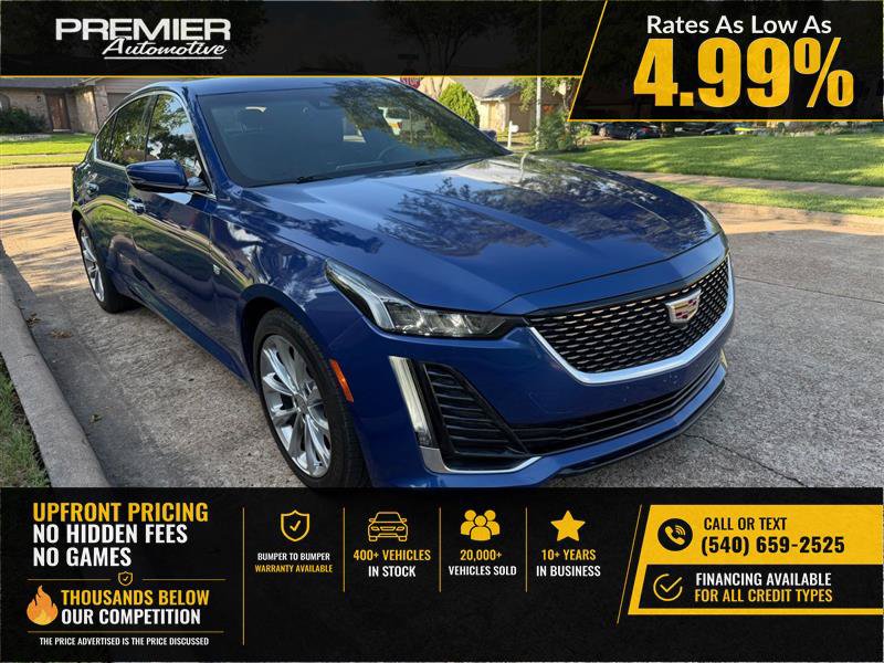 Used 2020 Cadillac CT5 Premium Luxury w/ Driver Awareness Plus Package RWD image 1
