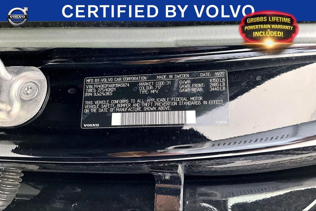 Used 2023 Volvo XC90 B6 Ultimate w/ Protection Package Premier AWD/4WD image 42