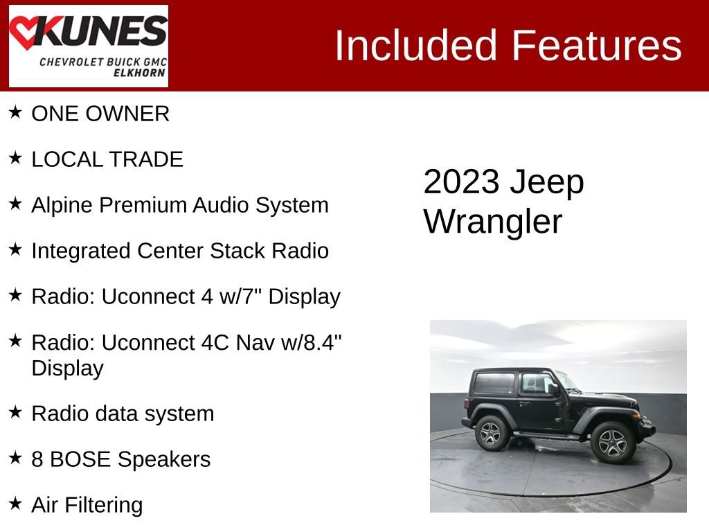 Used 2023 Jeep Wrangler Sport S image 3