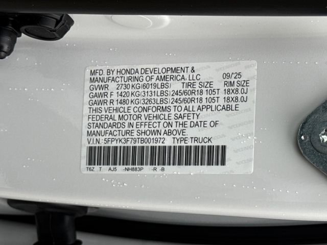 New 2026 Honda Ridgeline TrailSport+ image 28