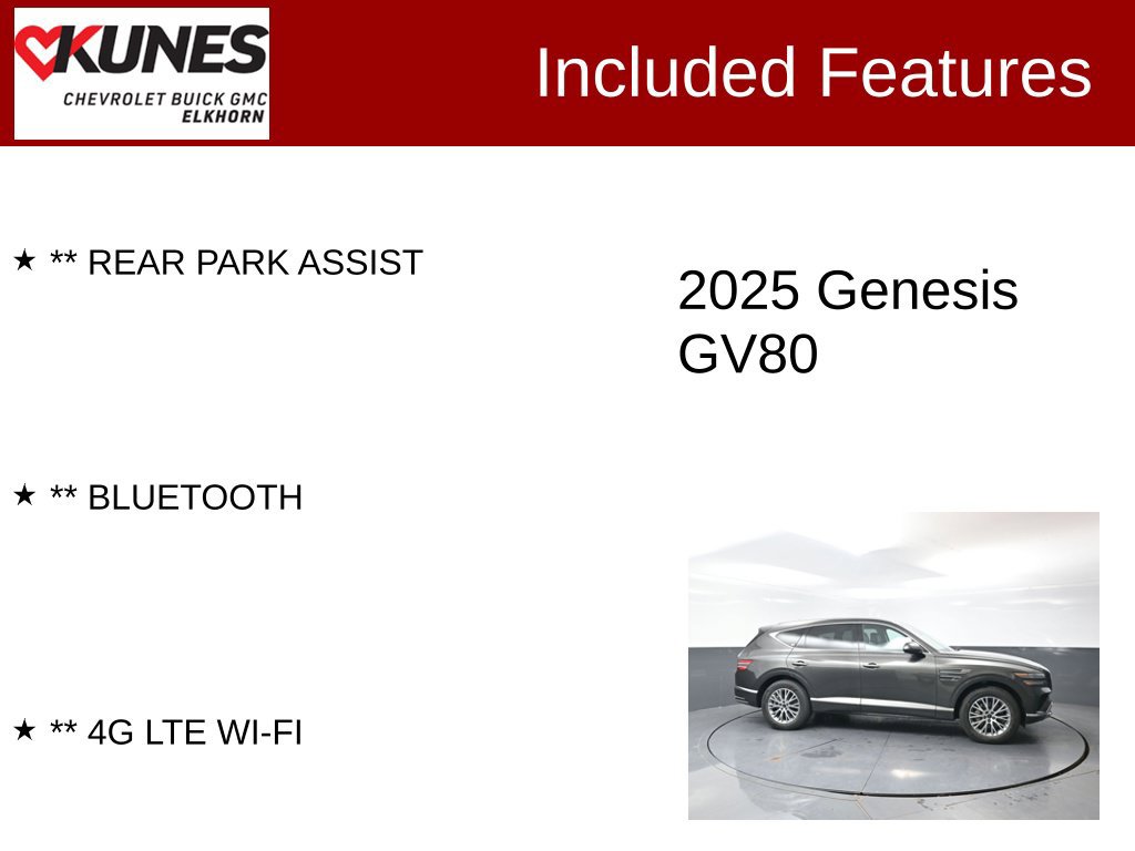 Used 2025 Genesis GV80 2.5T Standard AWD/4WD image 3
