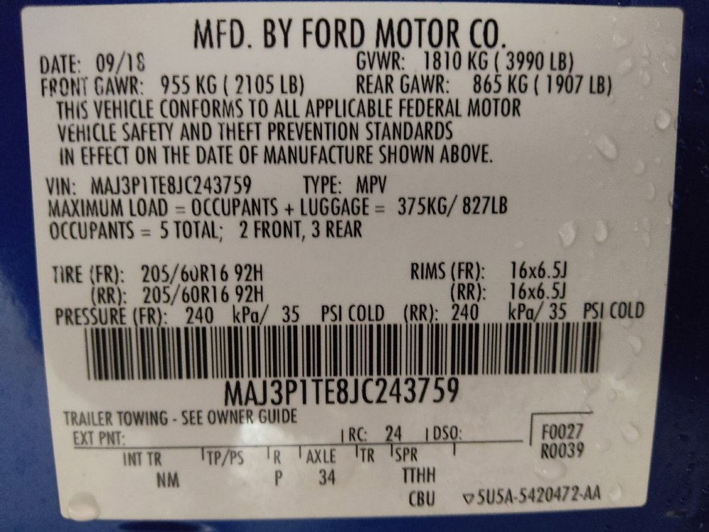 Used 2018 Ford EcoSport SE FWD image 33