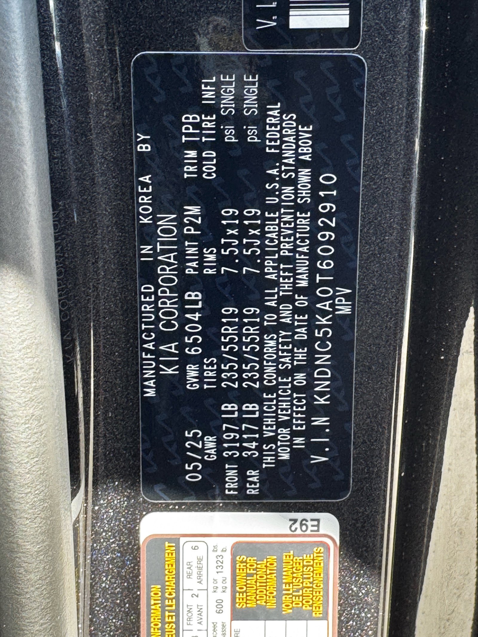 New 2026 Kia Carnival EX image 24