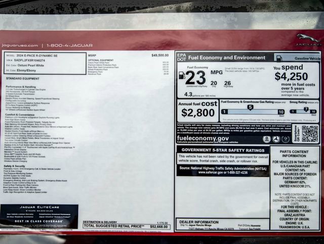 New 2024 Jaguar E-PACE R-Dynamic SE image 31