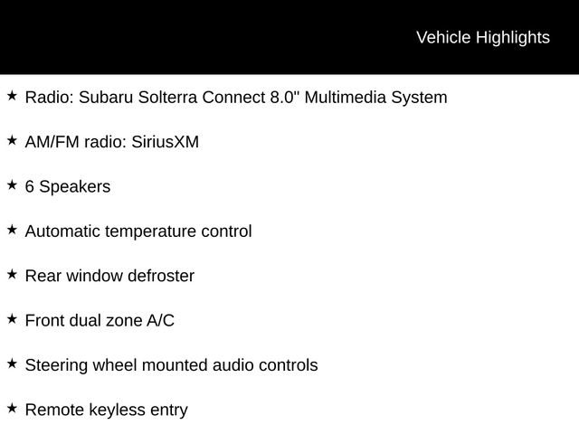 Used 2023 Subaru Solterra AWD image 9
