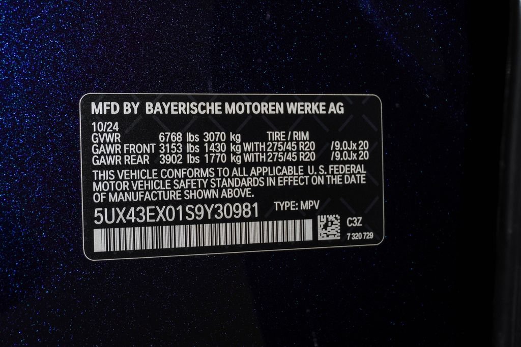 Used 2025 BMW X6 M60i w/ Executive Package AWD/4WD image 30