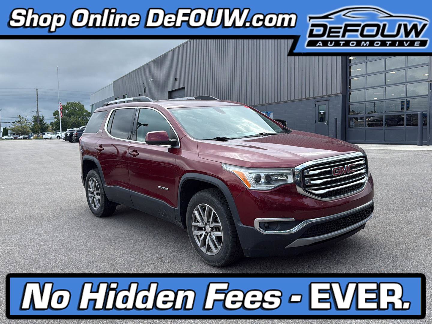 Used 2018 GMC Acadia SLE w/ Driver Alert Package I FWD image 1