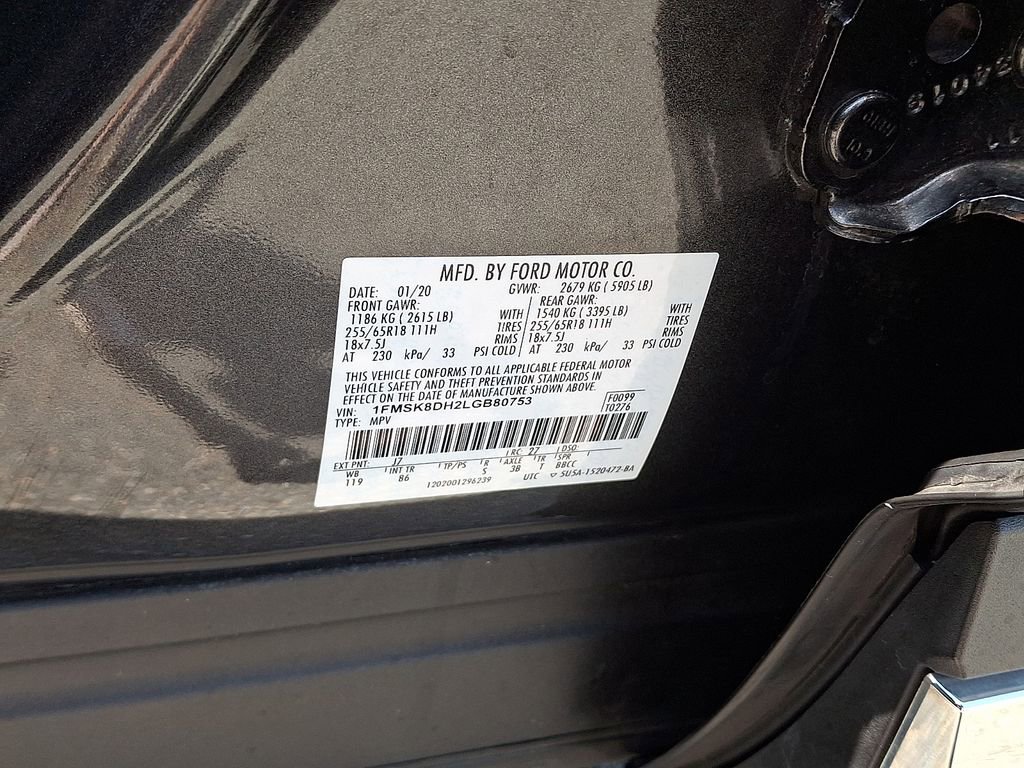Used 2020 Ford Explorer XLT AWD/4WD image 26