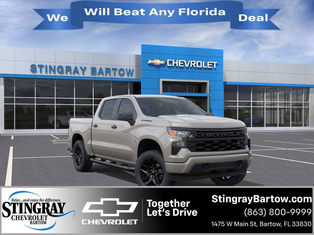 New 2026 Chevrolet Silverado 1500 Custom w/ Turbomax Blackout Package