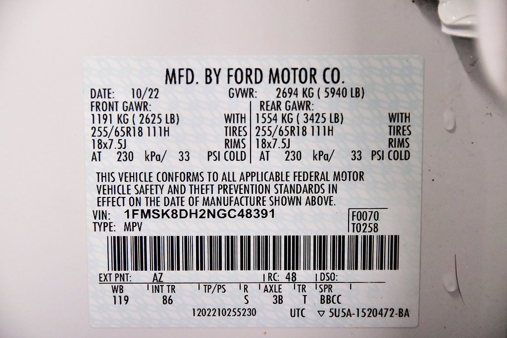 Used 2022 Ford Explorer XLT image 14