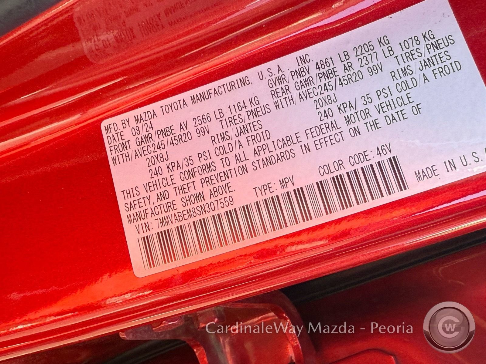 Certified 2025 MAZDA CX-50 AWD 2.5 S w/ Cargo Package image 37