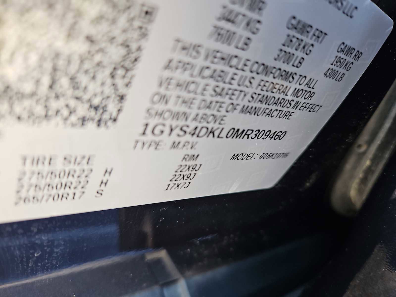 Used 2021 Cadillac Escalade Premium Luxury Platinum image 7