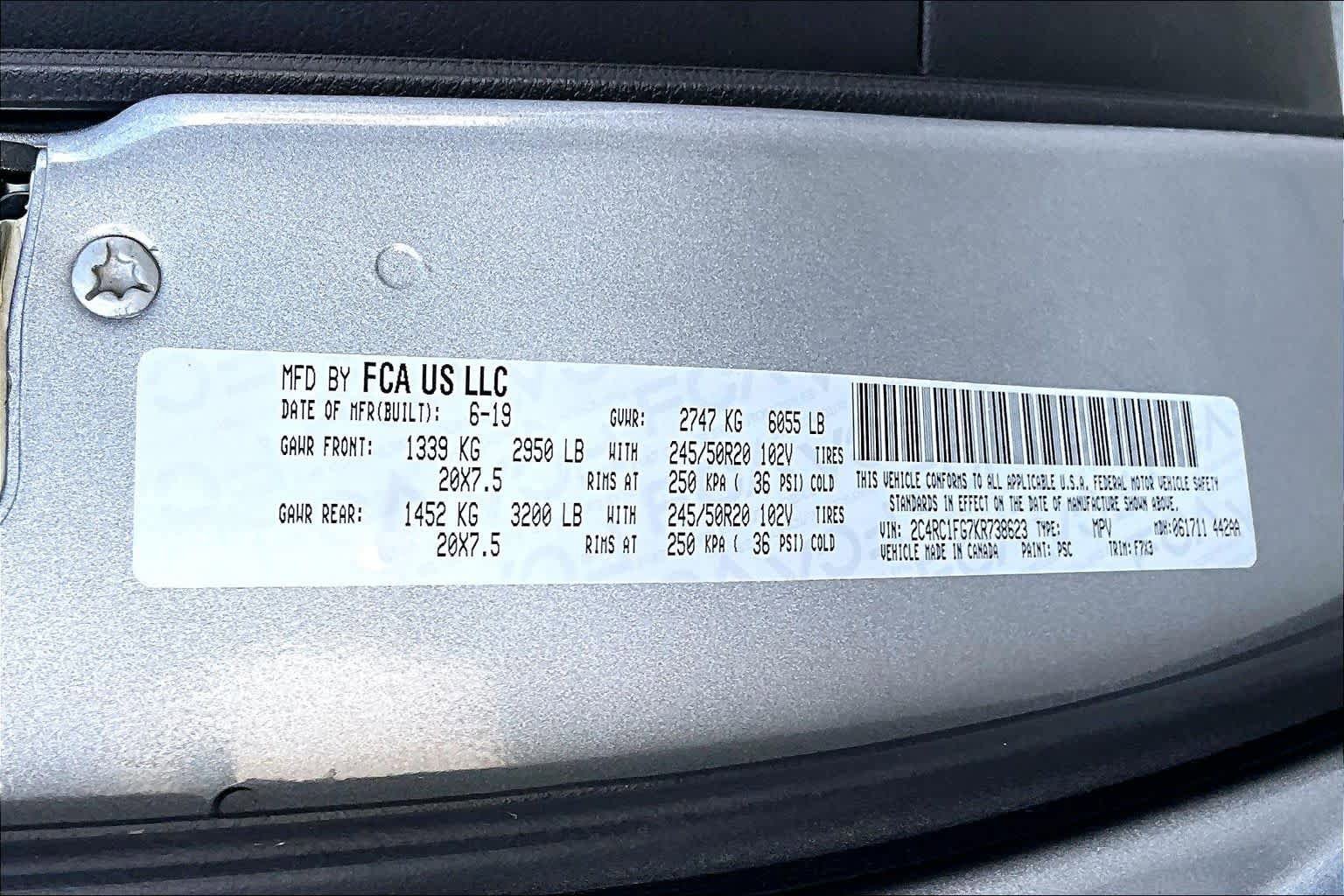 Used 2019 Chrysler Pacifica Touring Plus w/ S Appearance Package FWD image 31