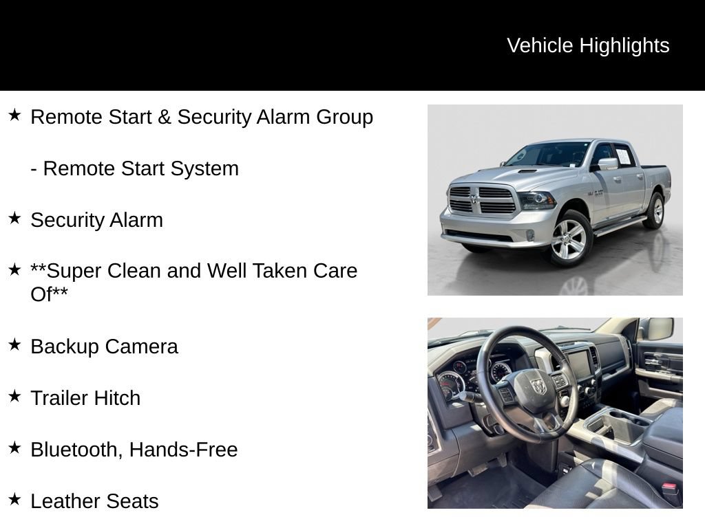 Used 2016 RAM 1500 Sport AWD/4WD image 11