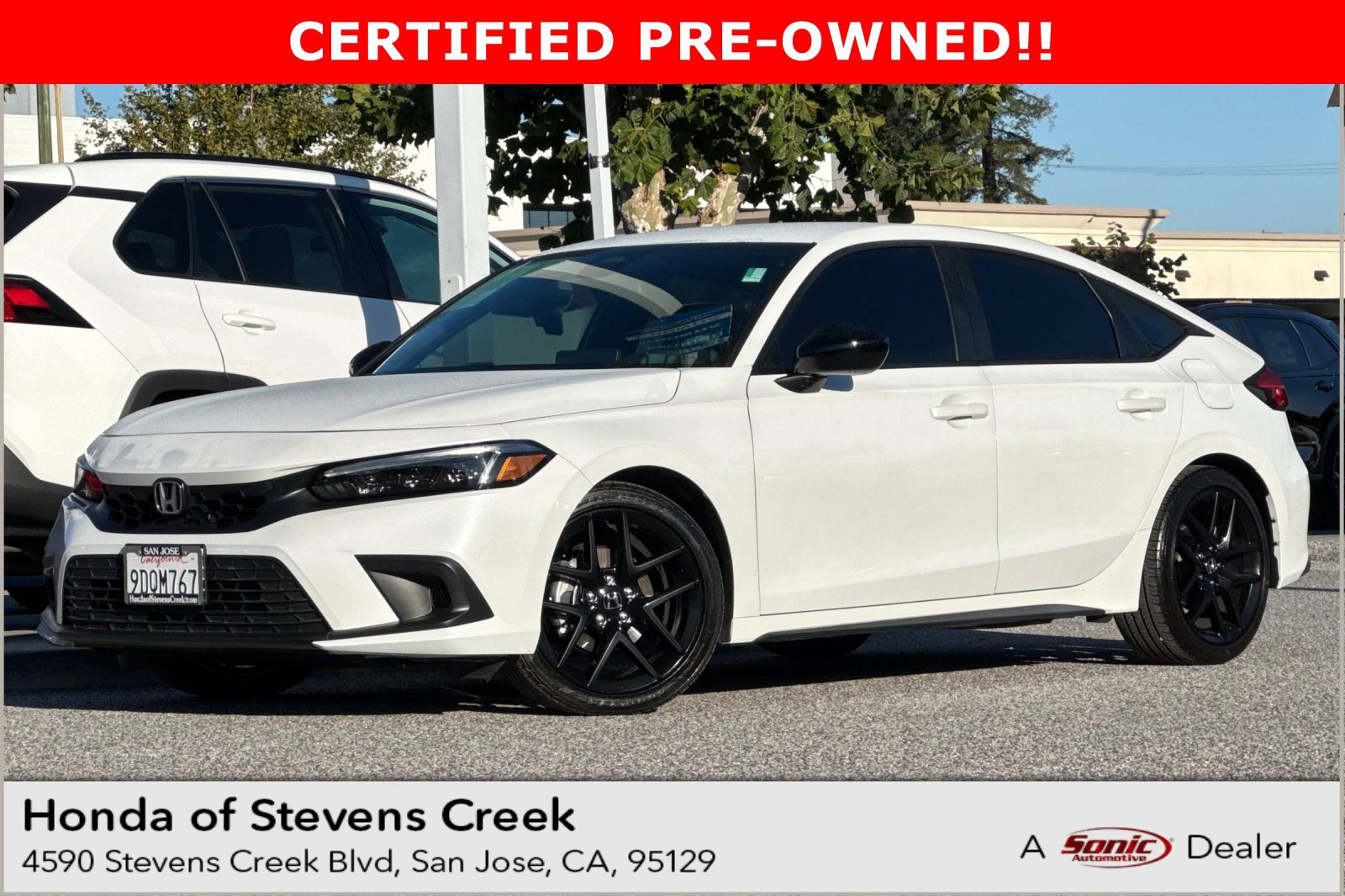 Certified 2022 Honda Civic Sport