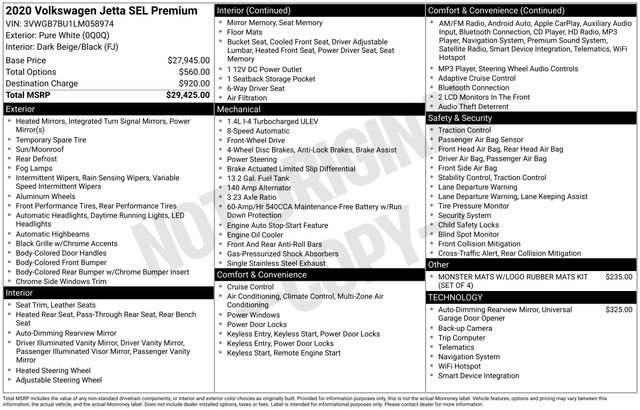 Used 2020 Volkswagen Jetta SEL Premium image 10