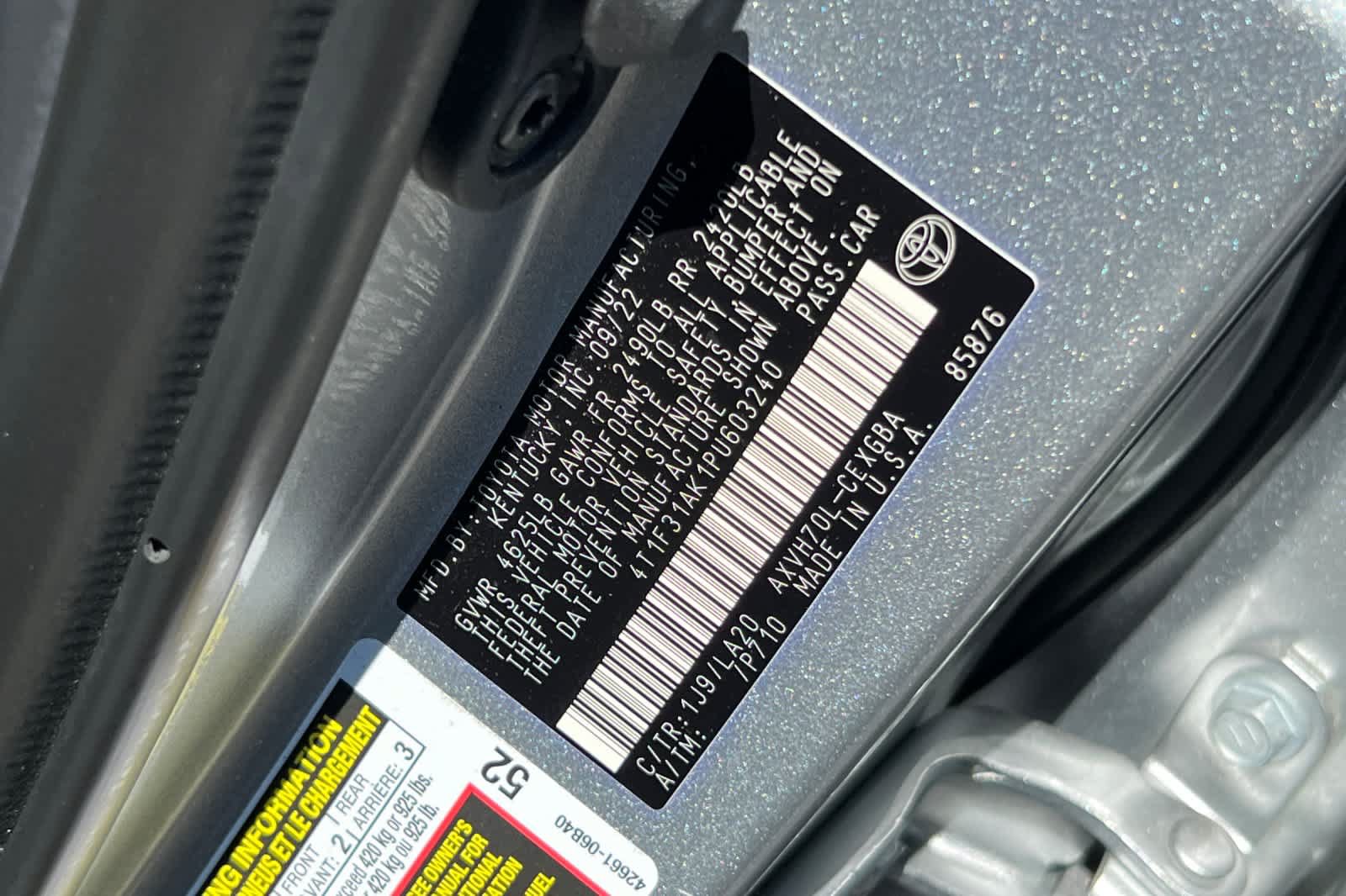 Used 2023 Toyota Camry XLE w/ Navigation Package FWD image 35