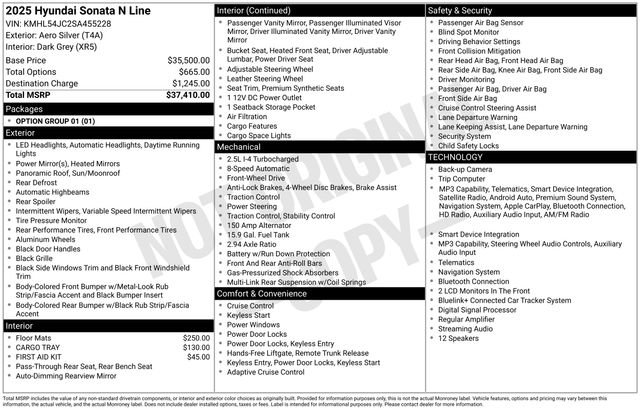 Used 2025 Hyundai Sonata N Line FWD image 10