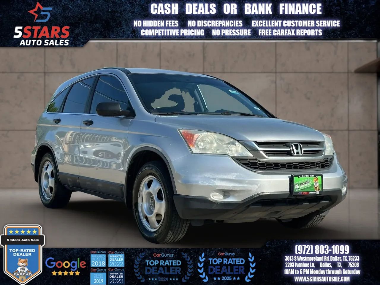 Used 2010 Honda CR-V LX image 1
