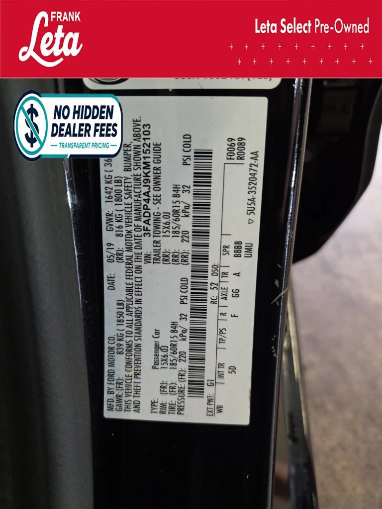Used 2019 Ford Fiesta S FWD image 26