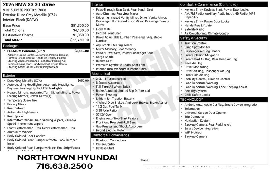 Used 2026 BMW X3 xDrive30i AWD/4WD image 9