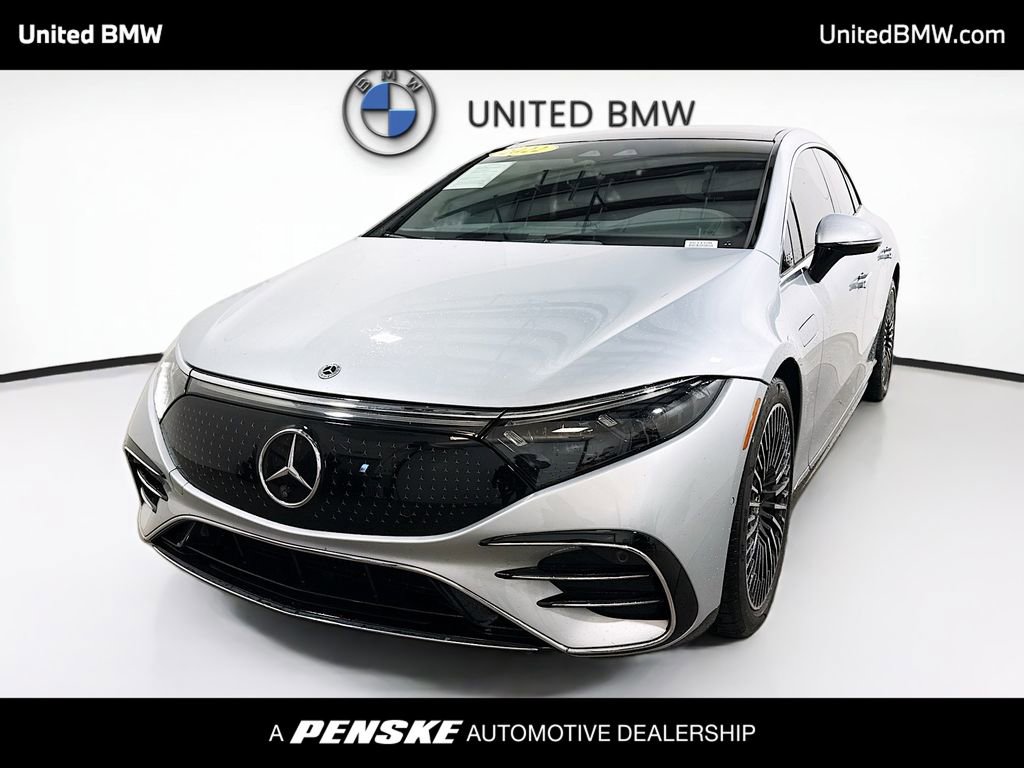 Used 2022 Mercedes-Benz EQS 580 4MATIC Sedan image 1