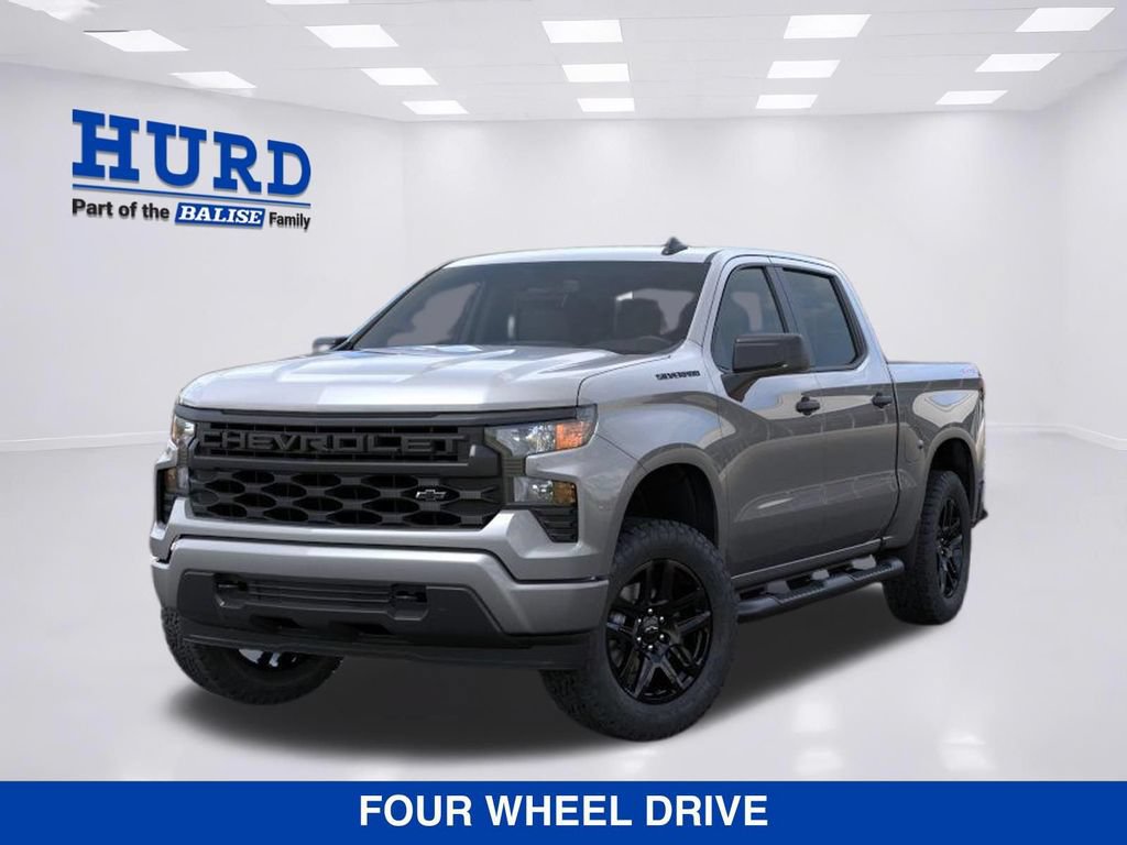 New 2026 Chevrolet Silverado 1500 Custom w/ Turbomax Blackout Package AWD/4WD image 9