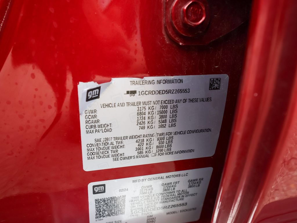 Used 2024 Chevrolet Silverado 1500 LT AWD/4WD image 32