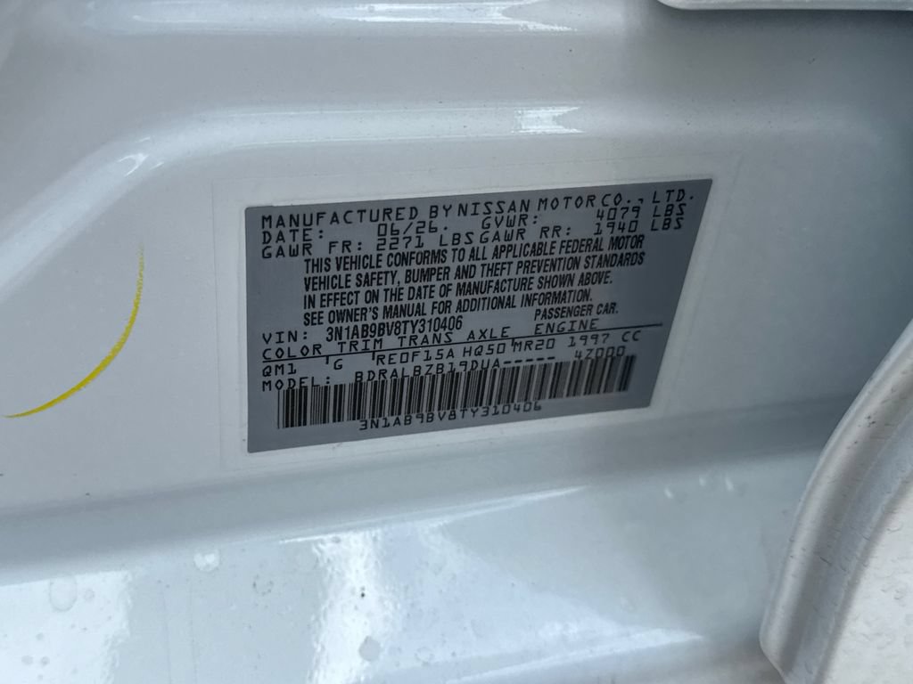 New 2026 Nissan Sentra S w/ Floor Mat Package FWD image 28