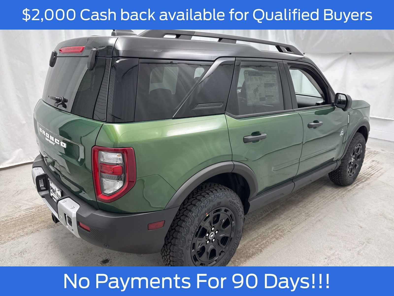 New 2025 Ford Bronco Sport Outer Banks w/ Sasquatch Outer Banks Package image 3