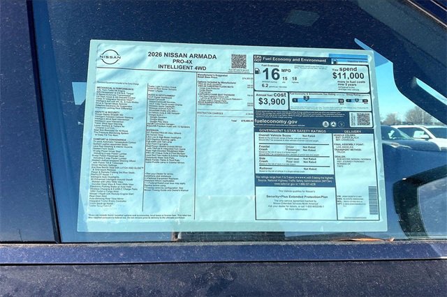 New 2026 Nissan Armada PRO-4X w/ Captain's Chari Seat Package image 13
