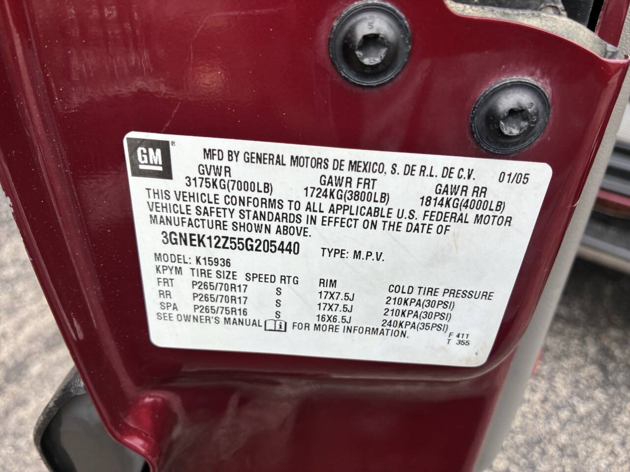 Used 2005 Chevrolet Avalanche Z71 w/ Preferred Equipment Group AWD/4WD image 29
