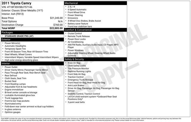 Used 2011 Toyota Camry image 29