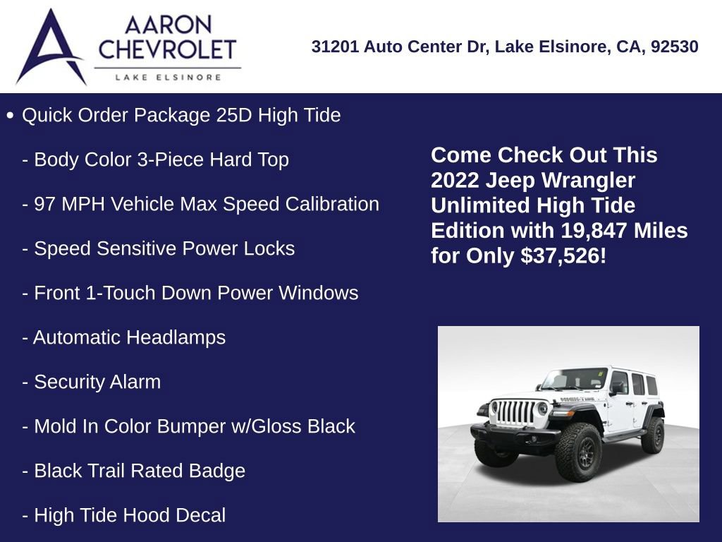 Used 2022 Jeep Wrangler Unlimited Sport image 10