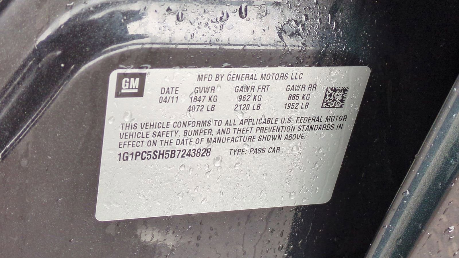 Used 2011 Chevrolet Cruze LS w/ Connectivity Package image 37