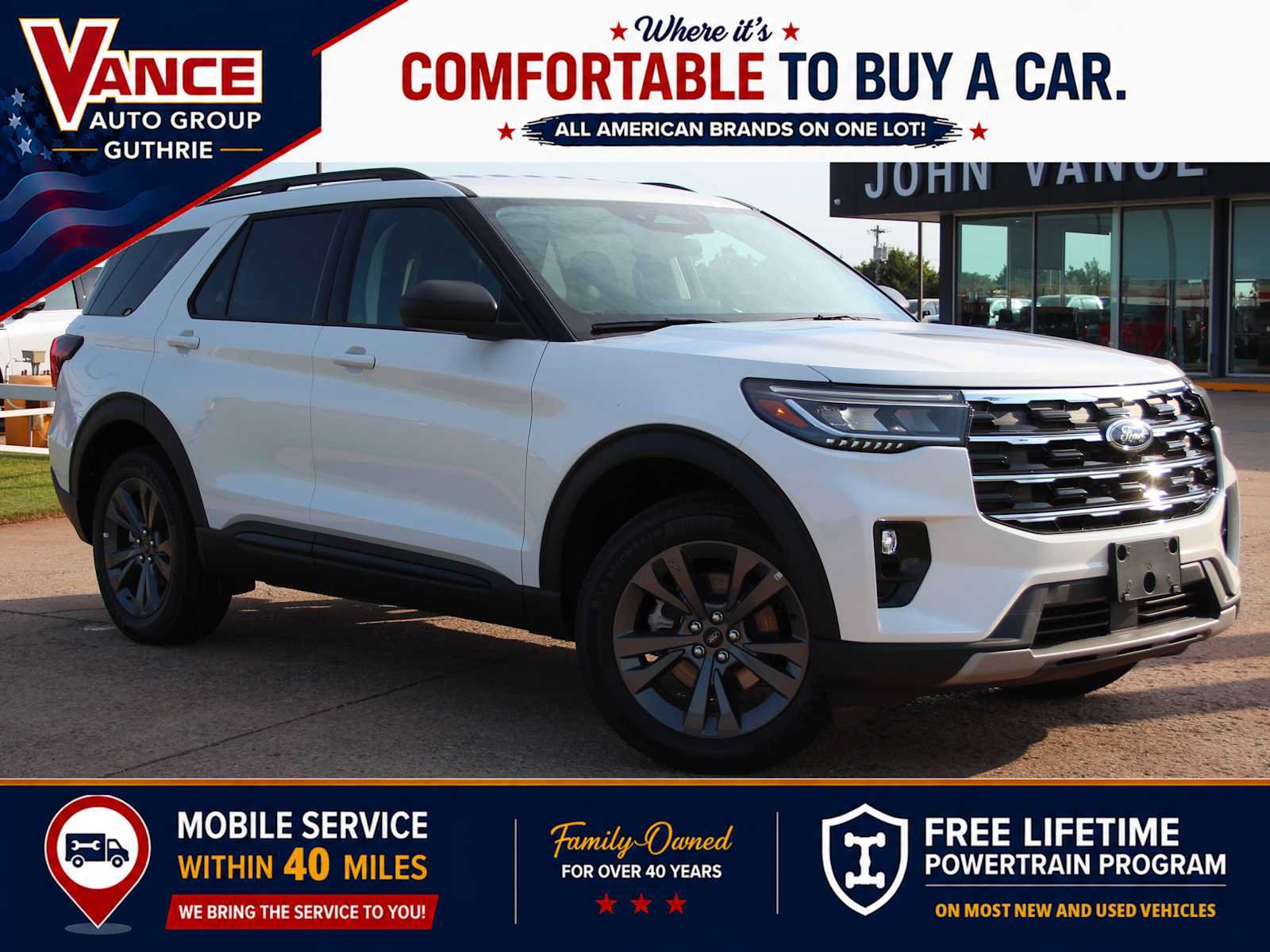 New 2026 Ford Explorer Active w/ Active Comfort Package