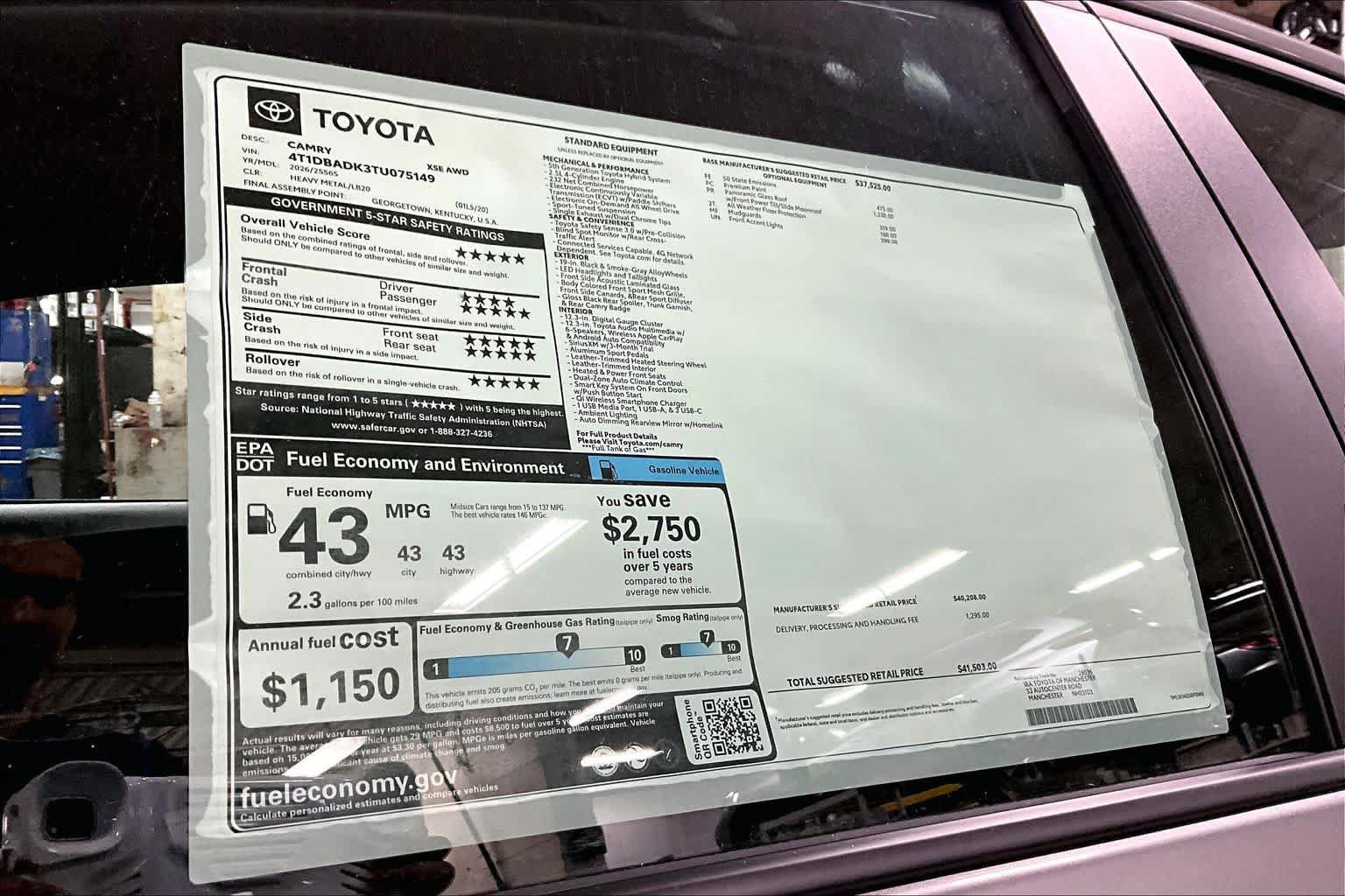 New 2026 Toyota Camry XSE AWD/4WD image 19
