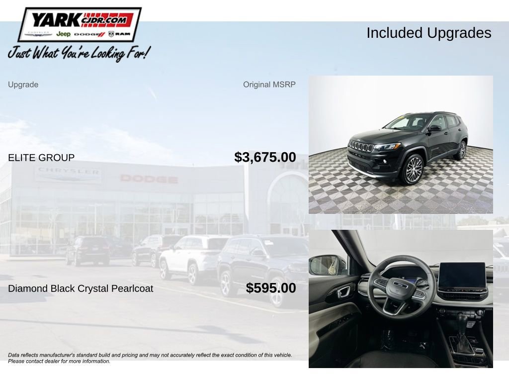 Certified 2023 Jeep Compass Limited w/ Elite Group image 5