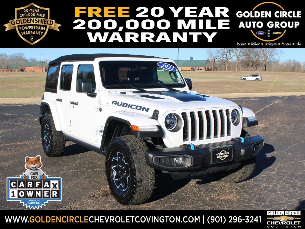 Used 2023 Jeep Wrangler Unlimited Rubicon 4xe w/ Cold Weather Group image 1