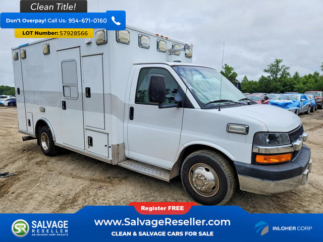 Used 2008 Chevrolet Express 3500 w/ Ambulance Package RWD image 5
