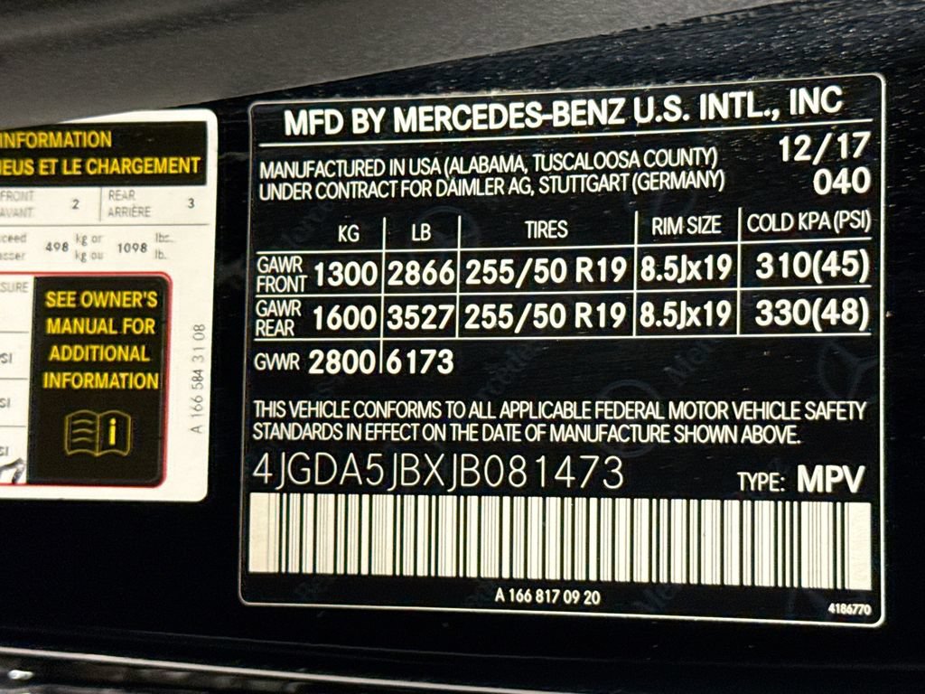Used 2018 Mercedes-Benz GLE 350 w/ Premium 1 Package image 41