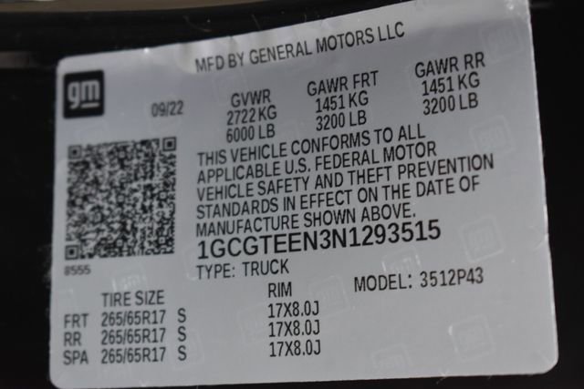 Used 2022 Chevrolet Colorado ZR2 w/ ZR2 Midnight Special Edition AWD/4WD image 42