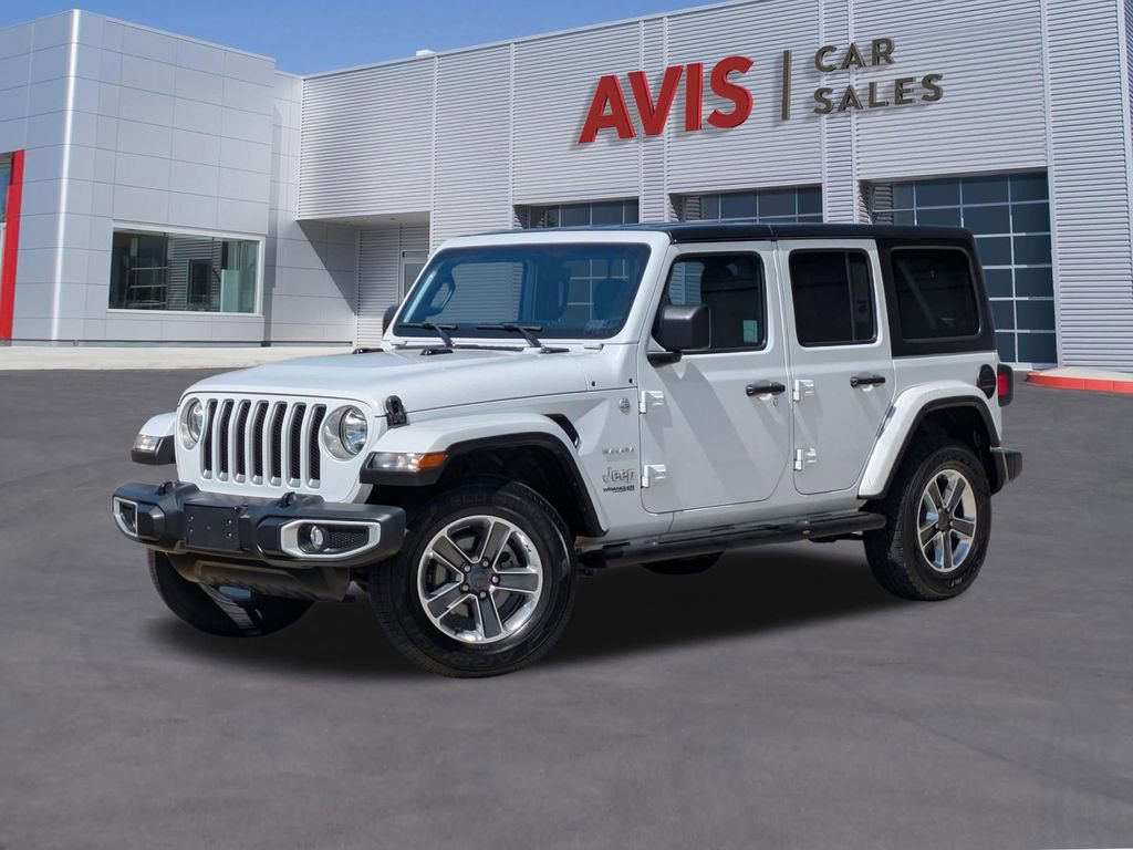 Used 2022 Jeep Wrangler Unlimited Sahara w/ Cold Weather Group AWD/4WD image 1