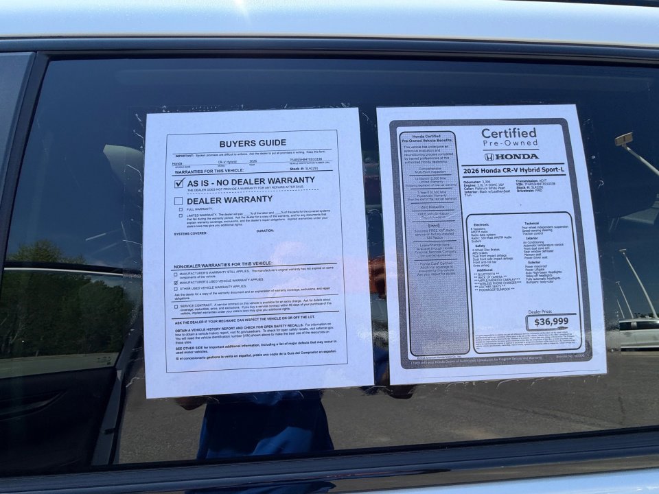 Certified 2026 Honda CR-V Sport-L image 37