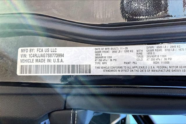 New 2025 Jeep Grand Cherokee L Altitude image 16