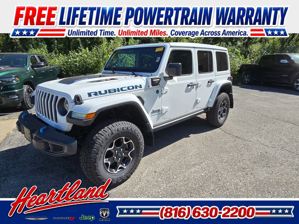 Used 2023 Jeep Wrangler Unlimited Rubicon 4xe w/ Cold Weather Group AWD/4WD image 1