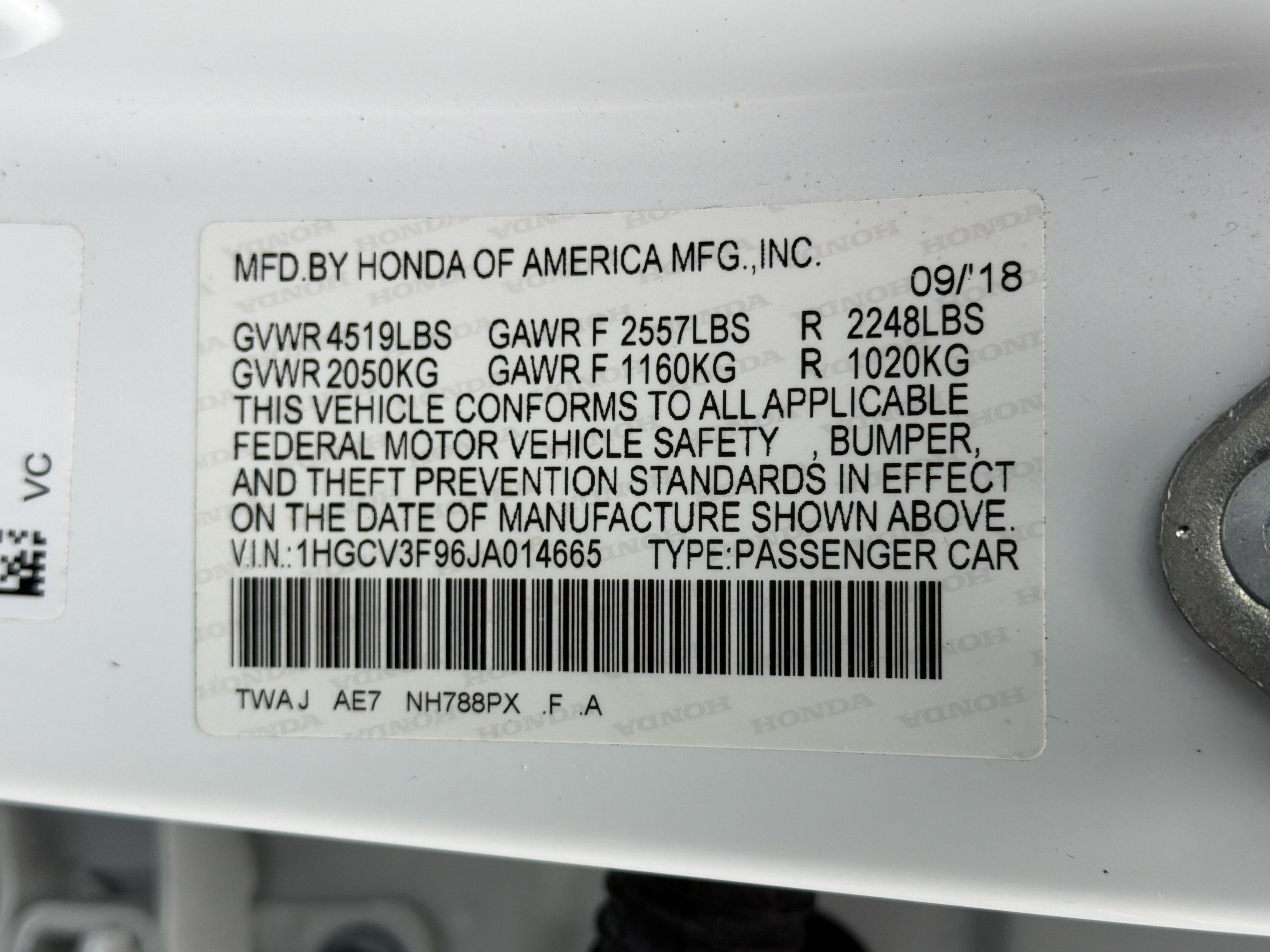 Used 2018 Honda Accord Touring image 36